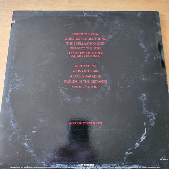 POCO Under The Gun LP 1980 MCA-5132 Stereo Country Rock Vinyl Record Vtg LP4 - Picture 2 of 11